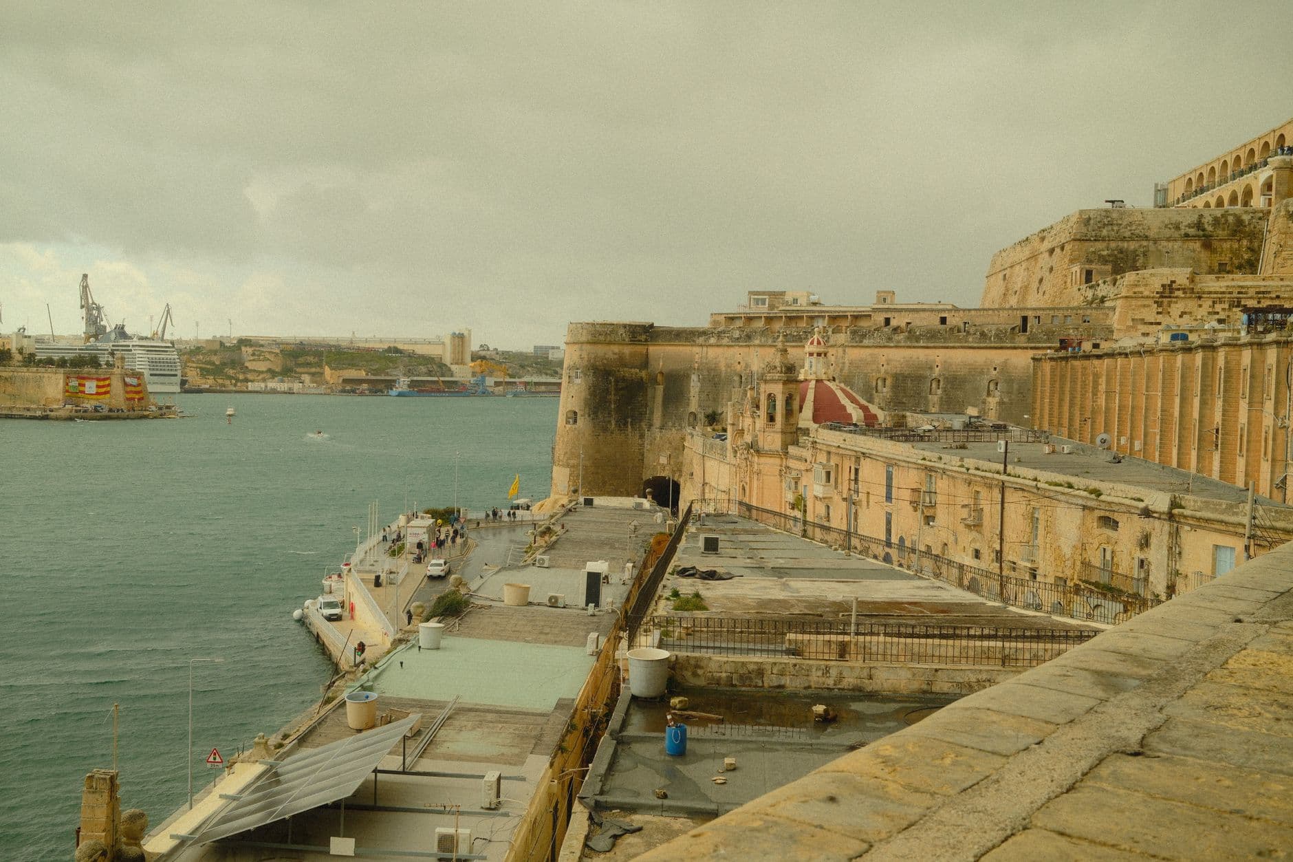 De haven van Valletta, Malta